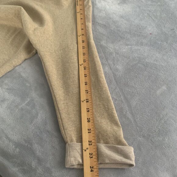 J Jill Tan Women’s Lightweight Sweater Small Turtleneck Cuffed Sleeve Size Large - Picture 9 of 11